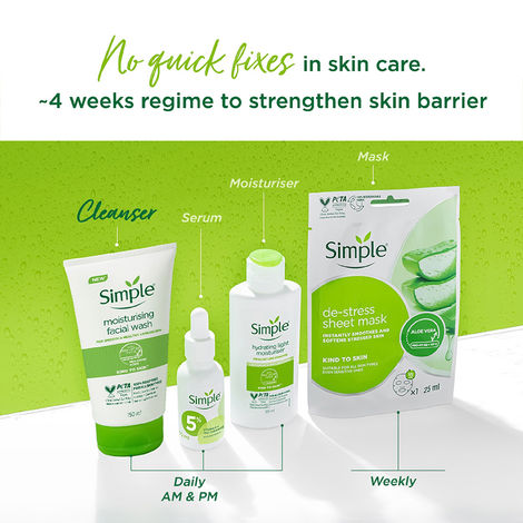 Simple Kind To Skin Moisturising Face Wash (150 ml)