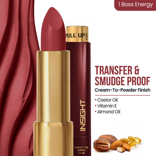 Insight Cosmetics Blur Rouge Lipstick - 01 Boss Energy (4.2g)