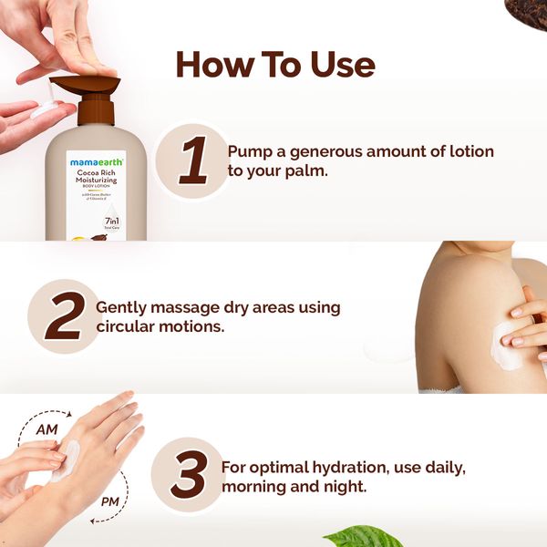 Mamaearth Cocoa Rich Moisturizing Body Lotion - 400 ml