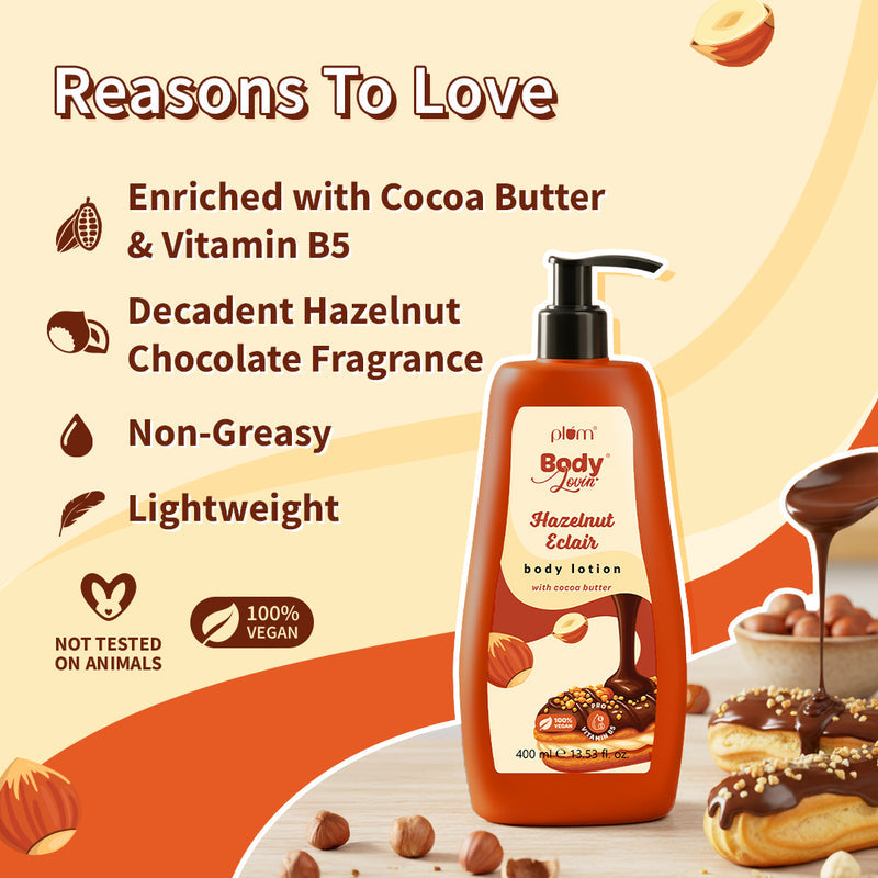 Plum Hazelnut Eclair Body Lotion (400ml)