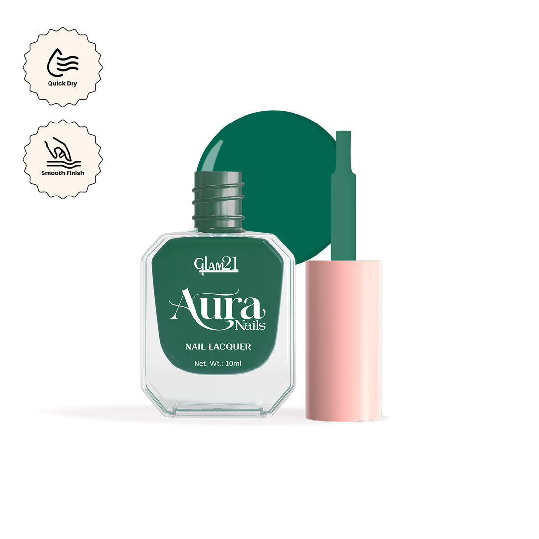 Glam21 Aura - Nail Lacquer (21Jade Glaze)
