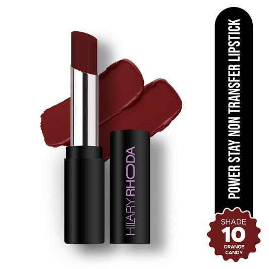 Hilary Rhoda Power Stay Non Transfer Lipstick (Orange Candy 10)