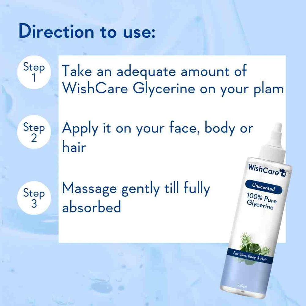 Wishcare Pure & Unscented Vegetable Glycerine - 250 gms