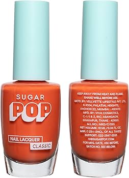 SUGAR POP Nail Lacquer (07 Tangerine Queen)