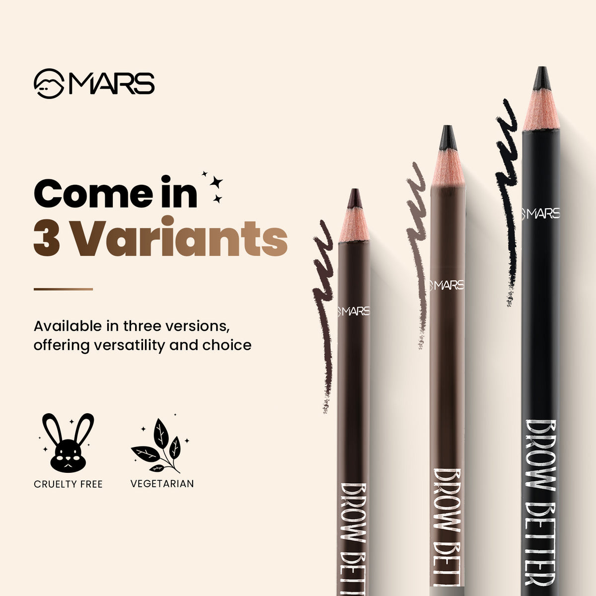 Mars Brow Better | Eyebrow Pencil (Dark Brown)