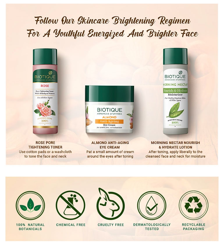 Biotique Almond anti-ageing eye cream 15g