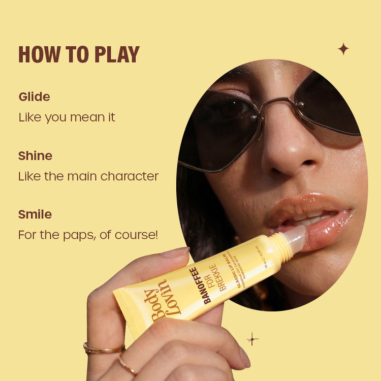 Plum BodyLovin' Banoffee For Brekkie Glassic Lip Balm - Clear Gloss
(10g)