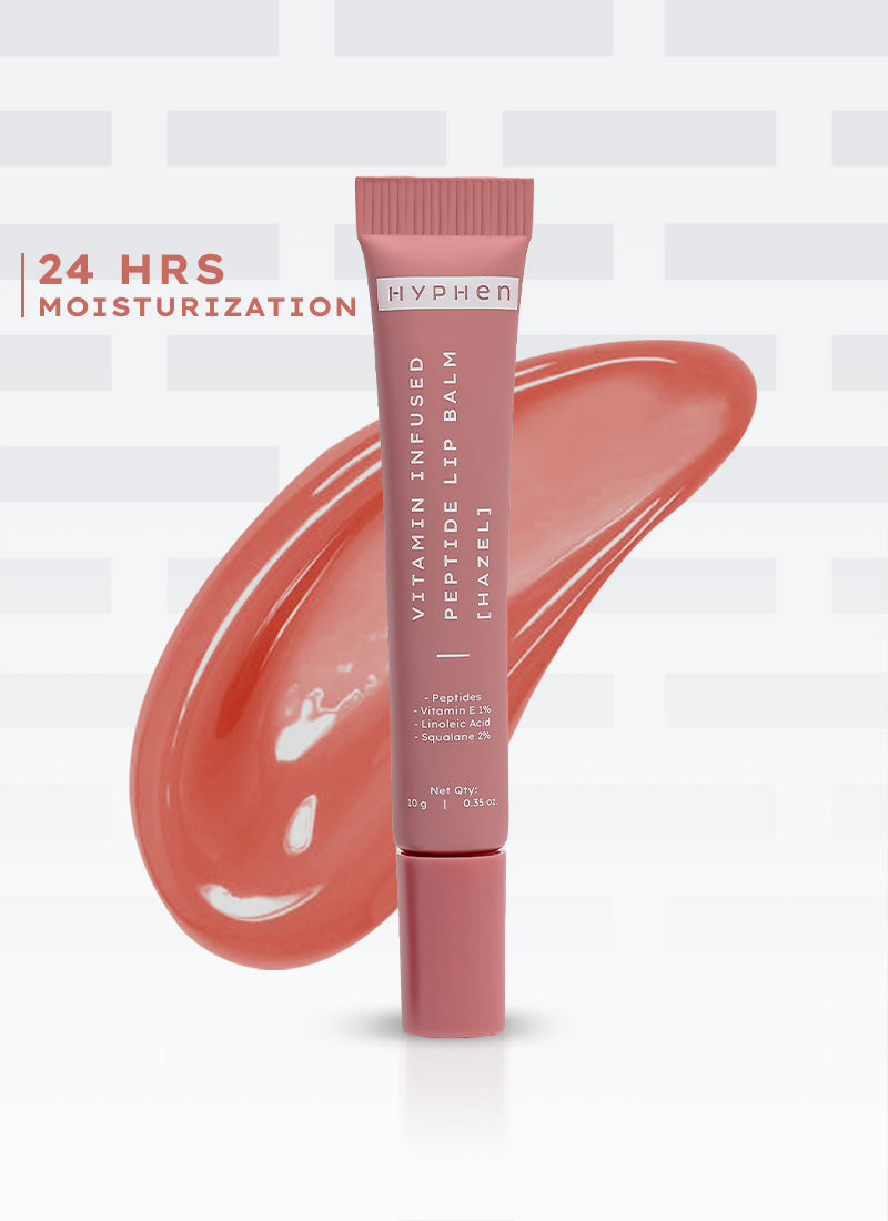Hyphen Vip hazel lip balm with 1% vit e, 2% squalane & peptides - 10g