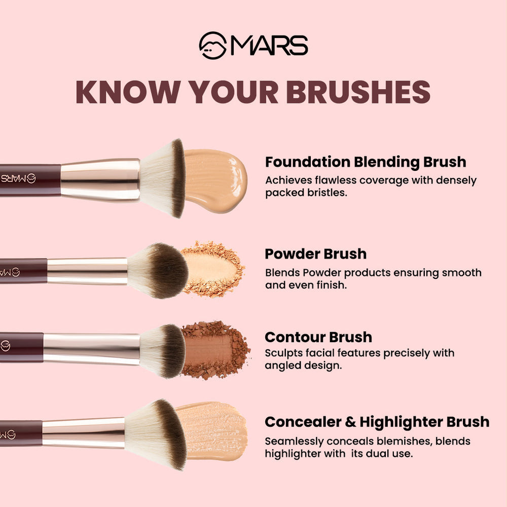 Mars Professional Brush Set | Pack of 12