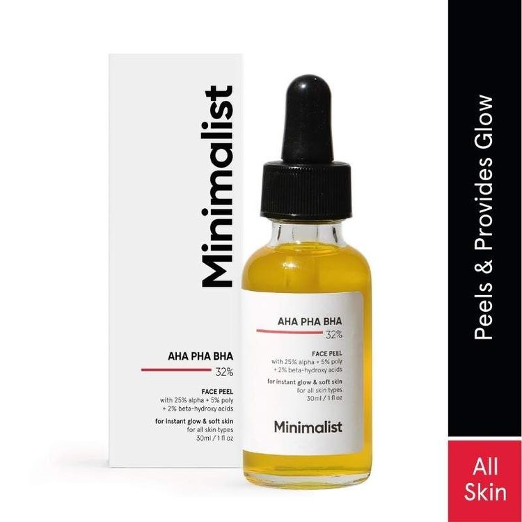 Minimalist 25% AHA +5% PHA +2% BHA Peeling solution for Instant glow & soft skin (30 ml)