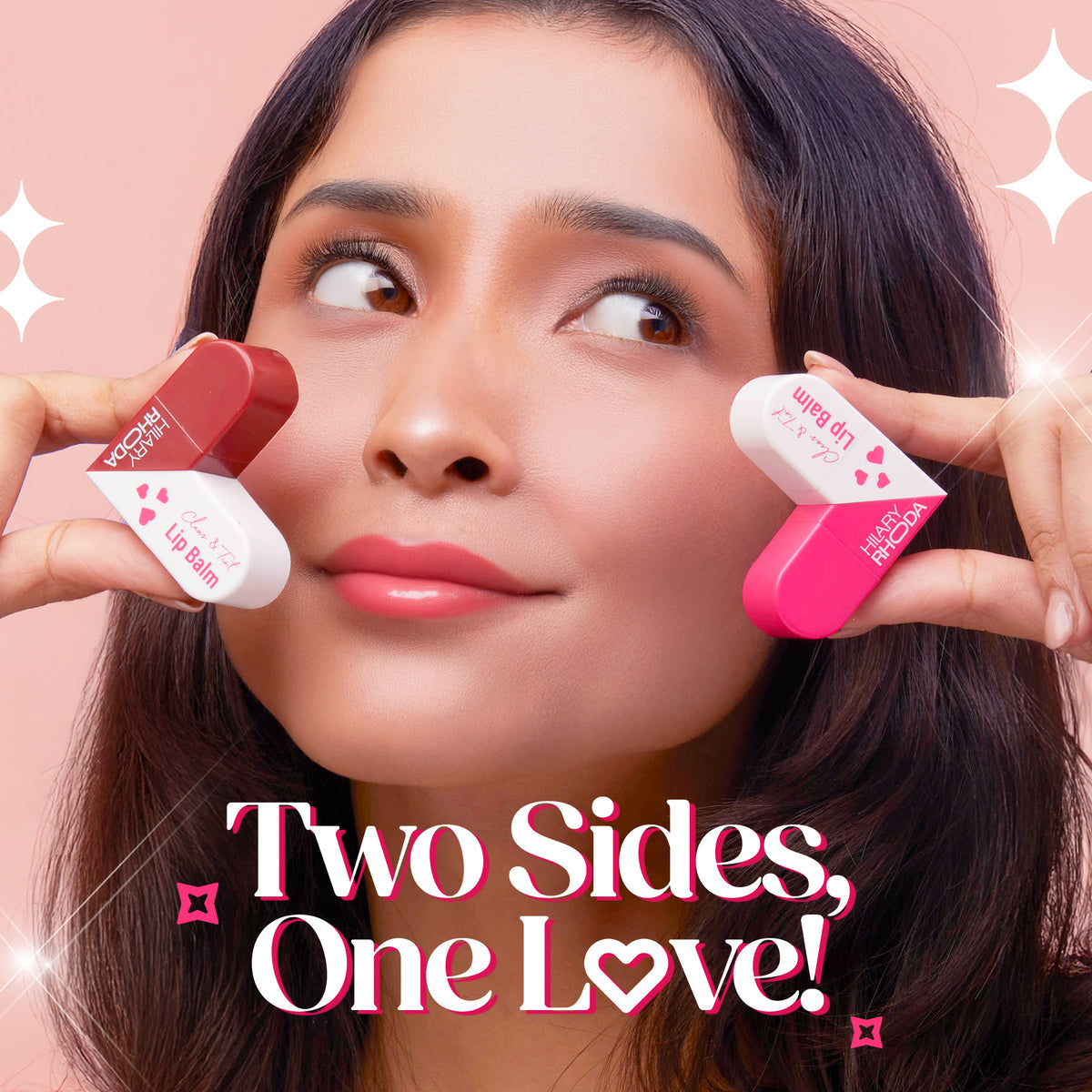 Hilary Rhoda Clear & Tint Lip Balm(Rose Love 01)