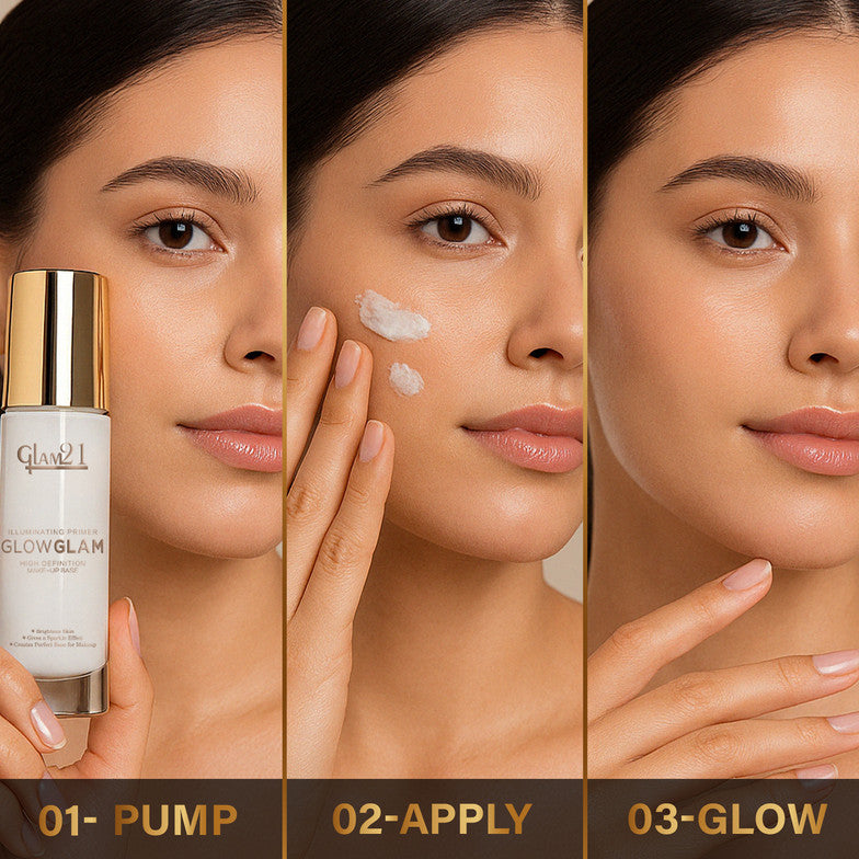Glam21 Illuminating HD Primer | Rosy tint