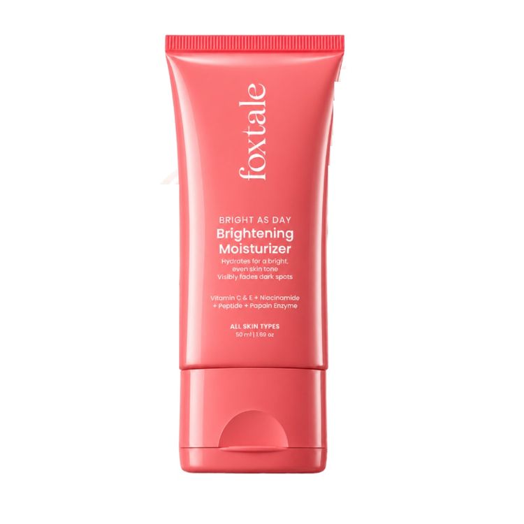 Foxtale Brightening Moisturiser with Vitamin C & Niacinamide, Fades Dark Spots, Dullness & Hydrates
(50ml)