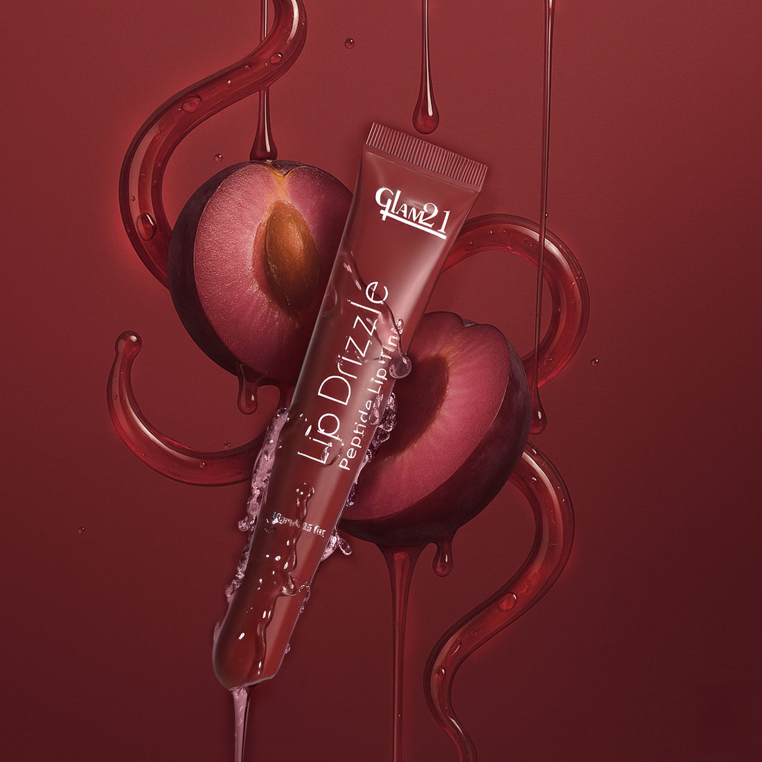Glam21 Lip Drizzle Peptide Lip Tint (01 Sugar Plum)