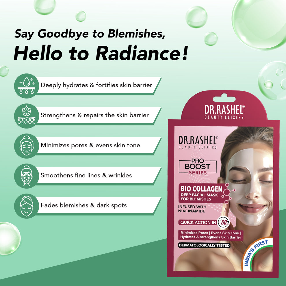 Dr Rashel Bio Collagen Deep Facial Mask with Niacinamide