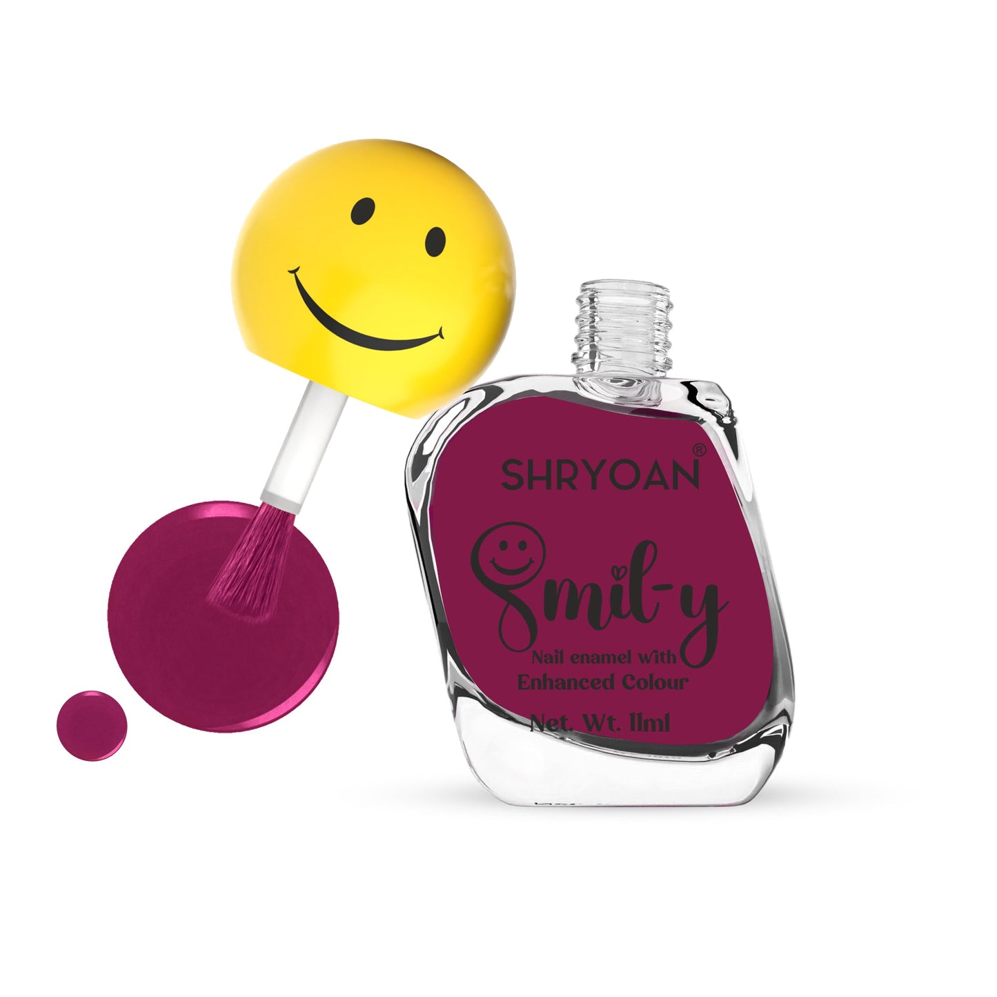 Shryoan Ultra Glossy Nail Paint(Plum Velvet)