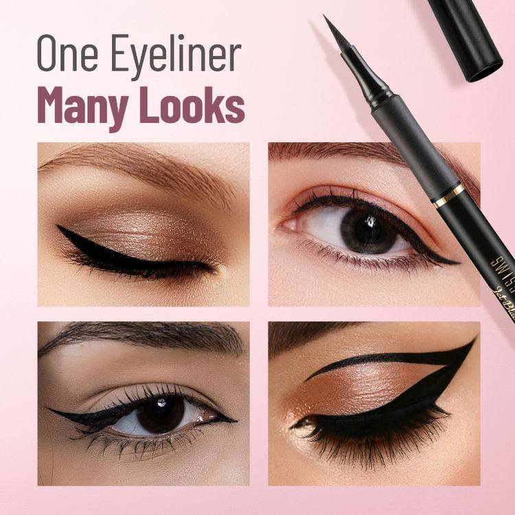 Swiss Beauty Bold Felt Tip Eyeliner - Jet Black
(1.2ml)