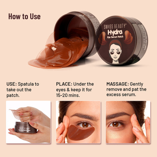 Swiss Beauty Hydra Eye Serum Patch with Coffee