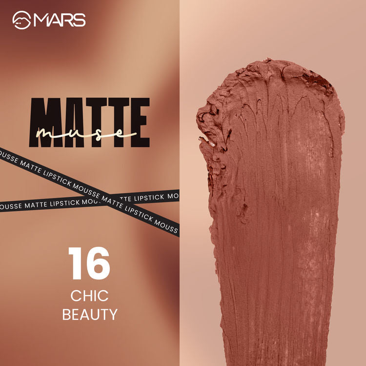Mars Matte Muse | Mousse Lipstick (16-Chick Beauty)