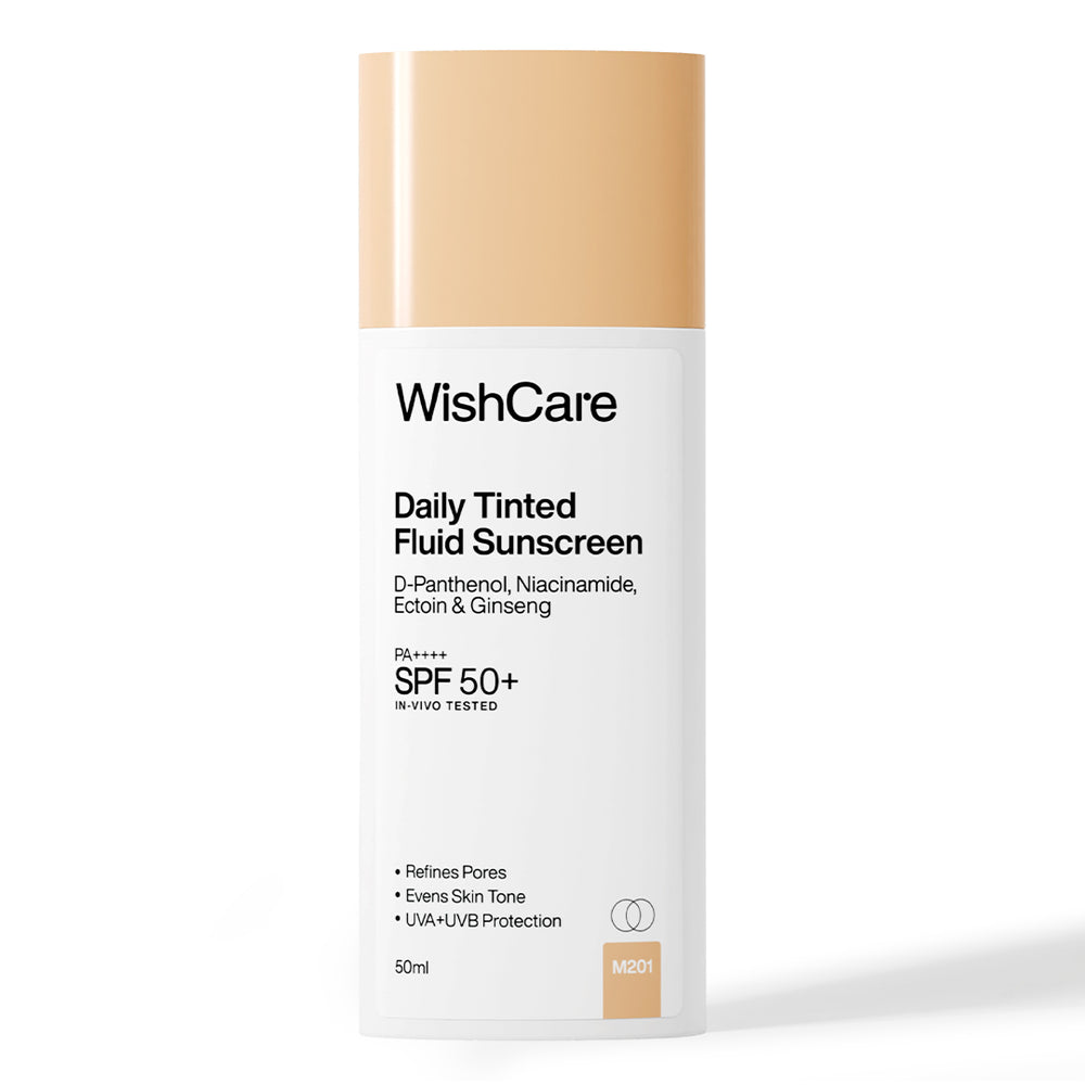 Wishcare Daily Tinted Fluid Sunscreen (M201)
