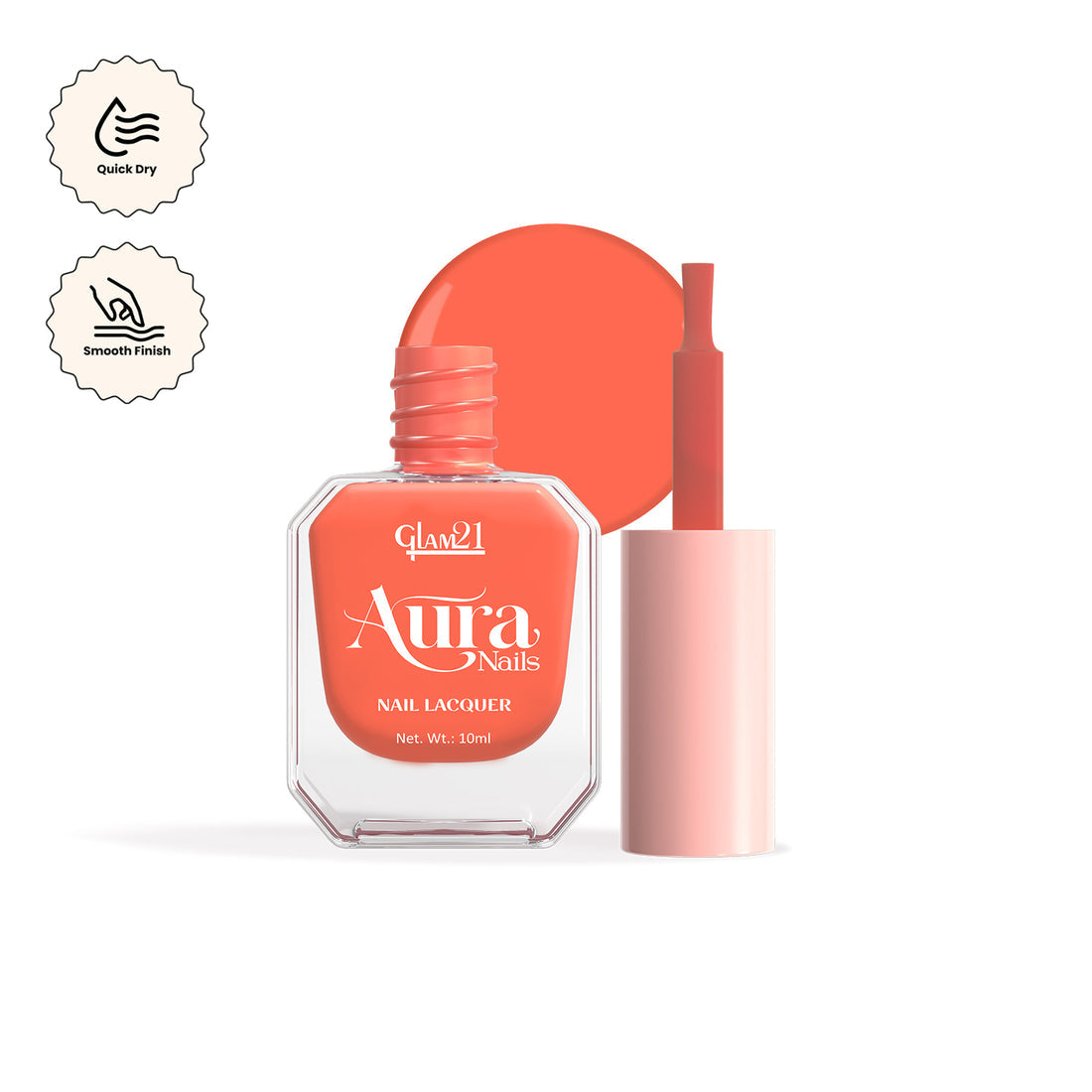 Glam21 Aura - Nail Lacquer (43Caramel Calm)