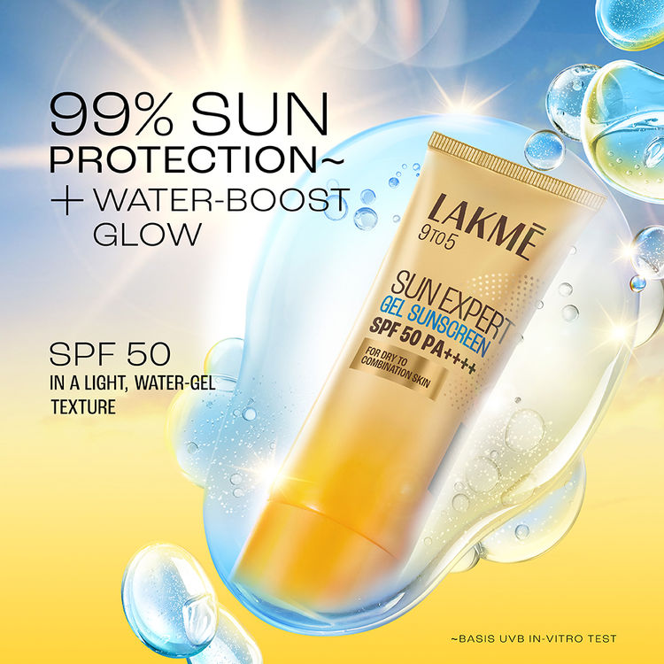 Lakme Sun Expert SPF 50 Pa++++ Light-Weight Gel Sunscreen
(50gm)