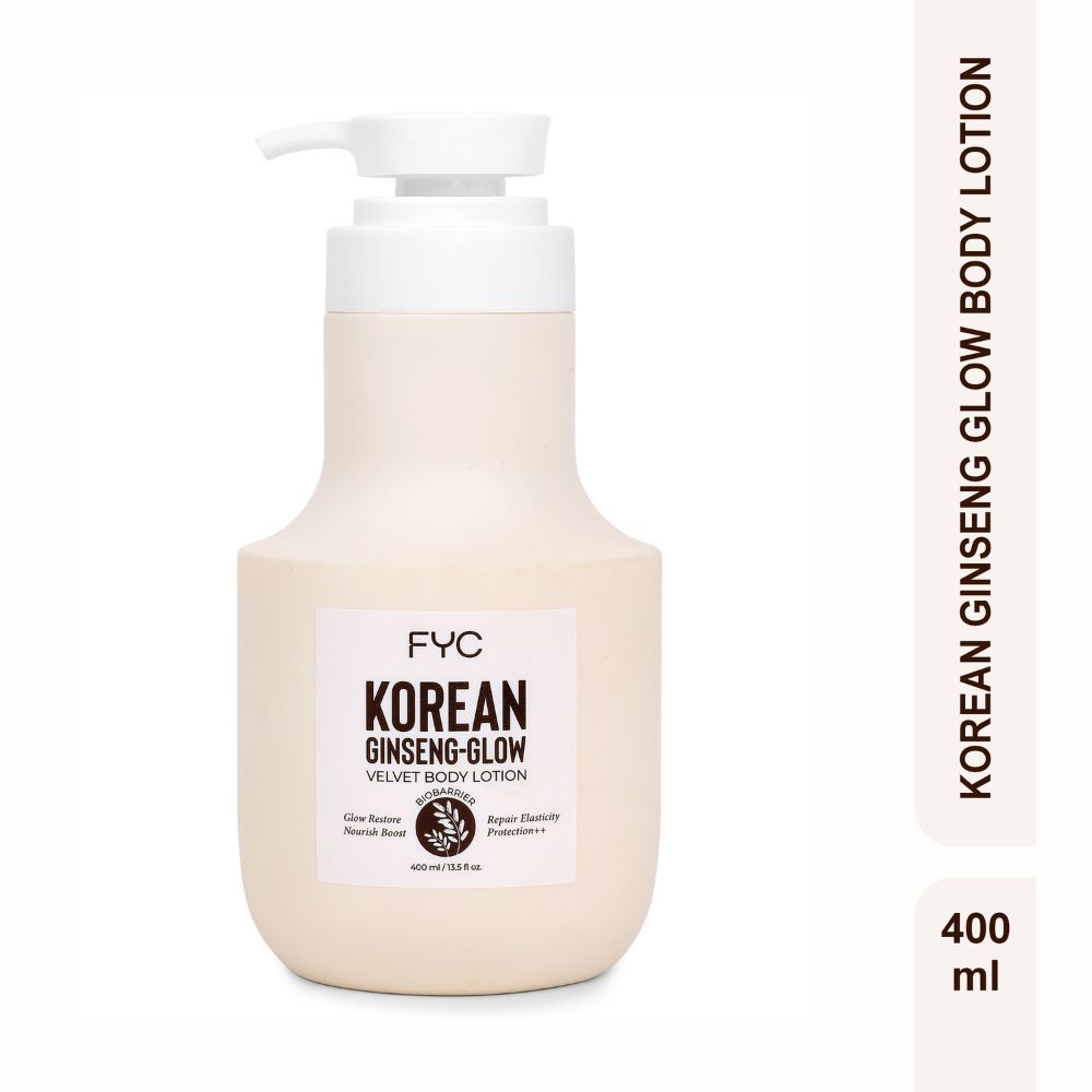 FYC Korean Radiance Body Lotion with Rice Water, Hyaluronic Acid & Argan Oil 400ml