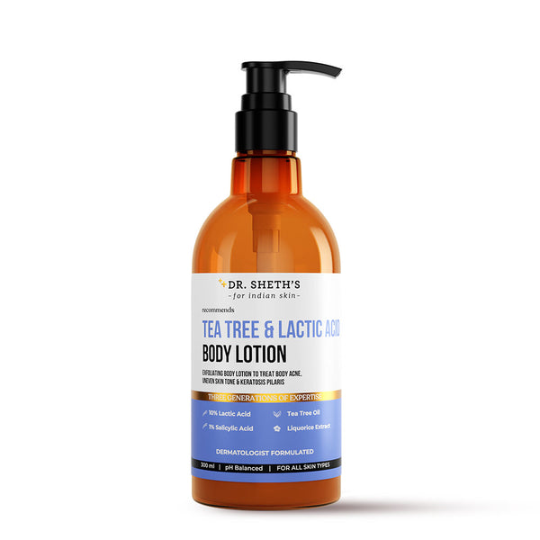 Dr. Sheth's Tea Tree & Lactic Acid Body Lotion - 300ml