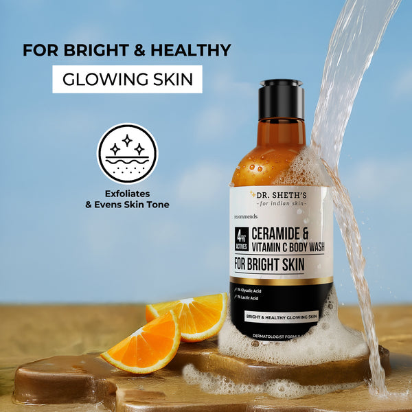 Dr. Sheth's Ceramide & Vitamin C Body Wash - 250ml