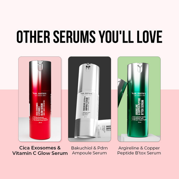 Dr. Sheth's Cica Exosomes & Vitamin C Glow Serum - 30ml