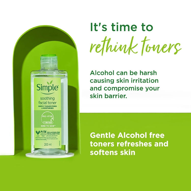 Simple kind To Skin Soothing Facial Toner (200ml)
