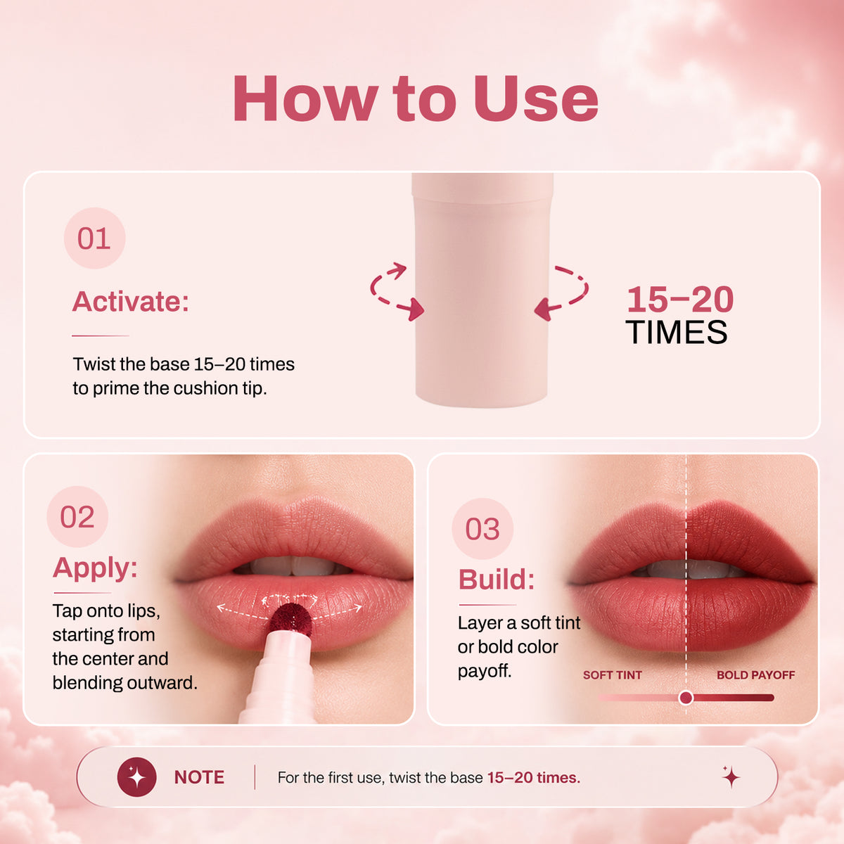 Mars Lip Fuzz | Blurring Lip Cream / 02 Blush Cloud
