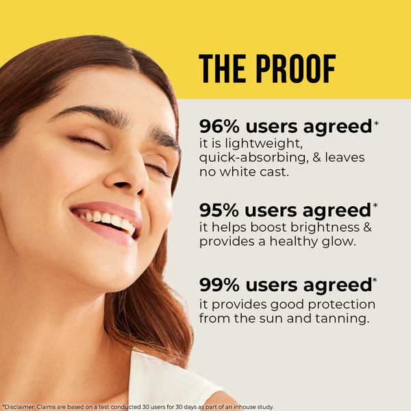 Dr. Sheth's Ceramide & Vitamin C Oil Free Sunscreen - 50 gm In-Vivo Tested SPF 50+ PA ++++ 50g