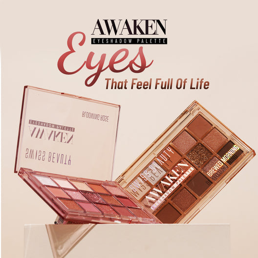 Swiss Beauty Awaken Eyeshadow Palette 01(Blooming Rose)