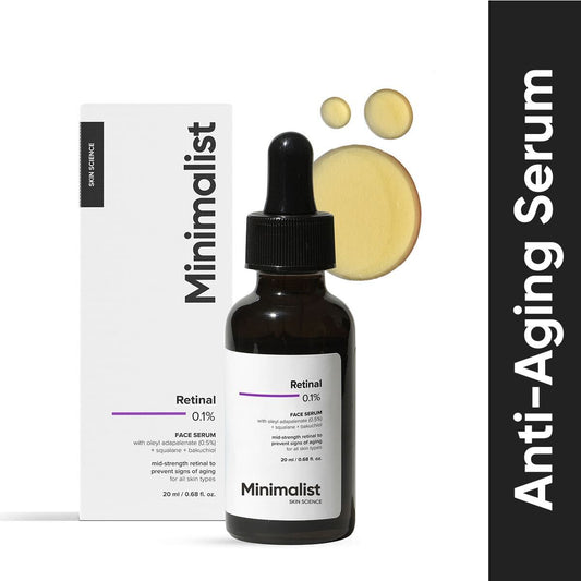 Minimalist Retinal 0.1% Face Serum (20ml)