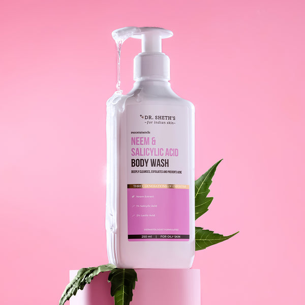 Dr. Sheth's Neem & Salicylic Acid Body Wash - 250ml