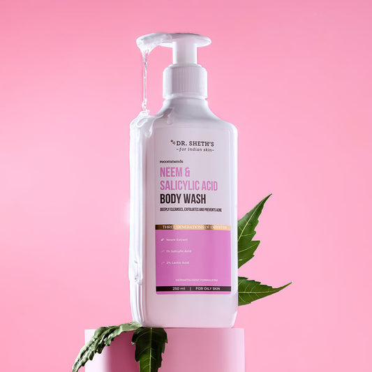Dr. Sheth's Neem & Salicylic Acid Body Wash - 250ml