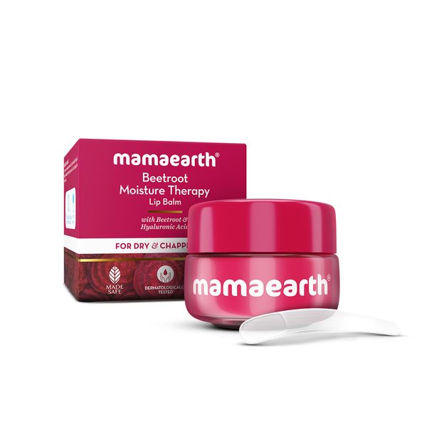 Mamaearth Beetroot Moisture Therapy Lip Balm with Beetroot & Hyaluronic Acid for Dry & Chapped Lips- 15 g