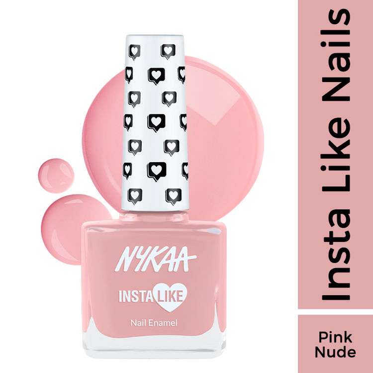 Nykaa InstaLike Long Lasting Nail Enamel - Parisian Pink 348
(9ml)