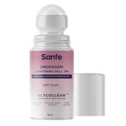Sanfe Underarm Lightening Roll On (Soft Touch) with 5% AHA
(50ml)