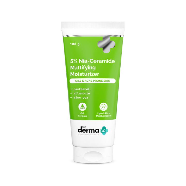 The derma co 5% Nia-Ceramide Mattifying Moisturizer with 5% Niacinamide & 2% Ceramide - 100g