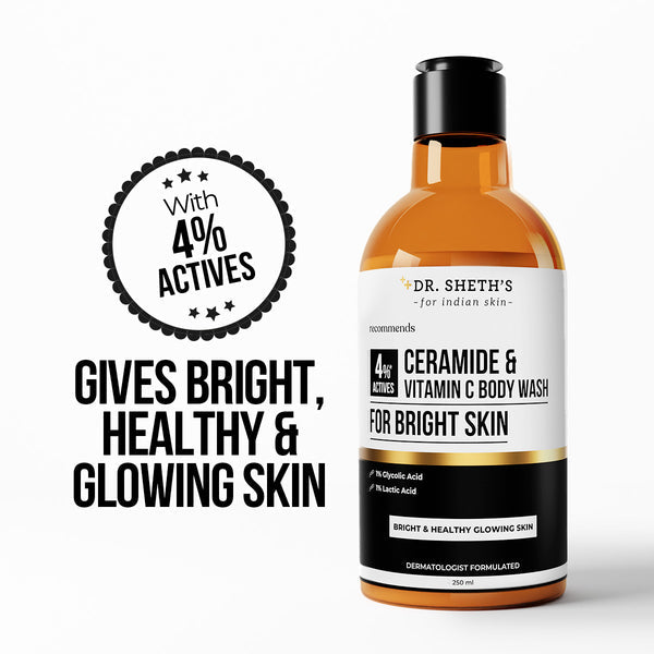 Dr. Sheth's Ceramide & Vitamin C Body Wash - 250ml