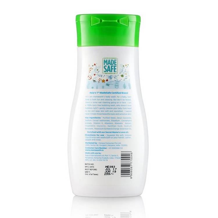 Mamaearth Deeply Nourishing Body Wash For Babies (200ml)