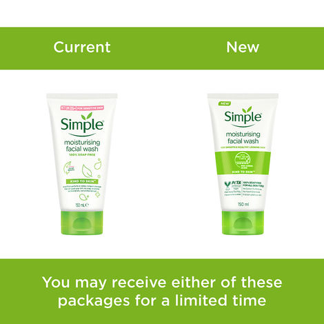 Simple Kind To Skin Moisturising Face Wash (150 ml)