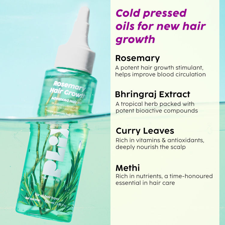 Plix Rosemary Hair Growth Advanced Hair Oil
(100ml)