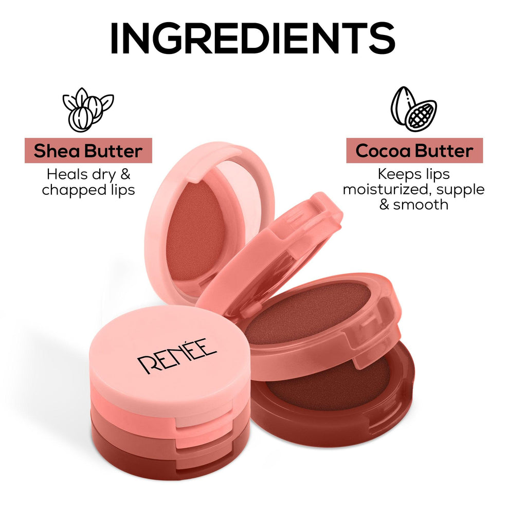 RENEE Glam Stack 3-In-1 Lip & Cheek Tint (Nude)