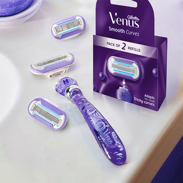 Gillette Venus Smooth Curves | Swirl | Hair Removal Razor for Women, 1 Razor
(1 Pc)