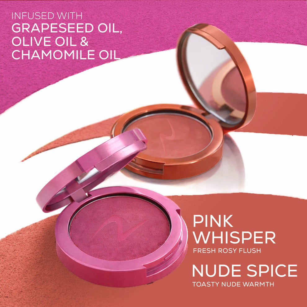 RENEE You Are Blushing Powder Blush With Matte Finish, 5.5 g / Pink Whisper