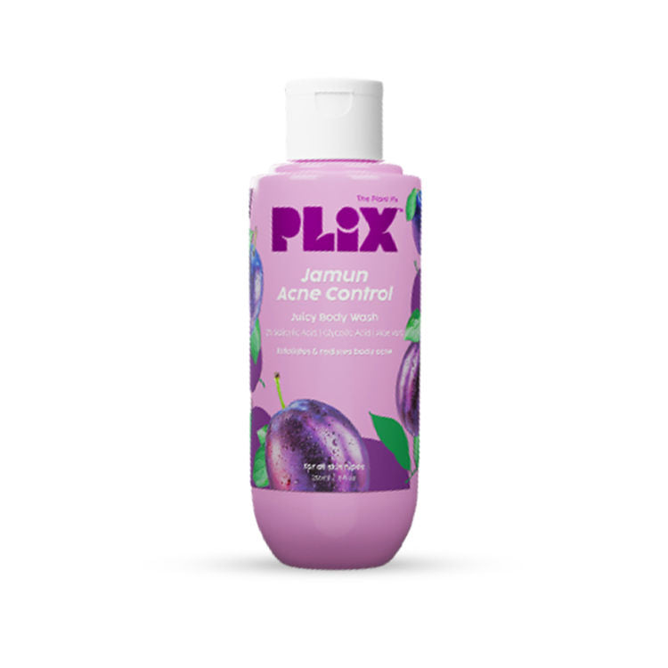 Plix 2% Salicylic Acid Body Wash For Body Acne, Deeply Exfoliating Dead Skin Cells, Moisturizes Skin
(236ml)
