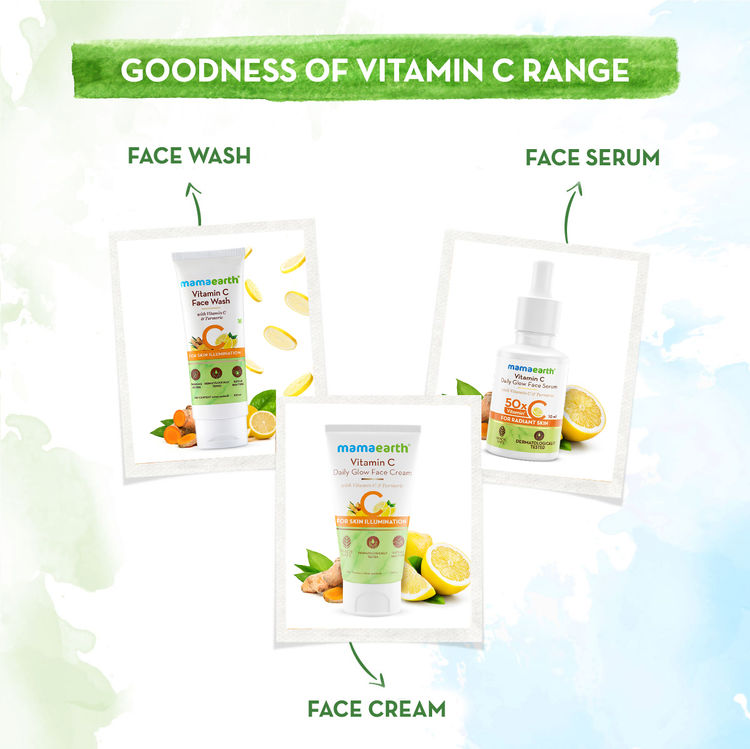 Mamaearth Vitamin C Daily Glow Face Serum (30ml)